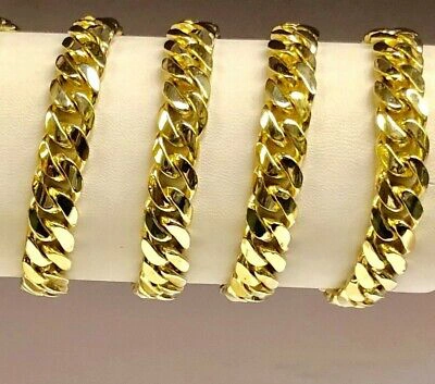 Pre-owned R C I 14k Yellow Gold 22" Men's Miami Cuban Curb Link 6.5mm 30 Grams Chain/necklace In No Stone