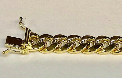 Pre-owned R C I 14k Yellow Gold 22" Men's Miami Cuban Curb Link 6.5mm 30 Grams Chain/necklace In No Stone