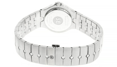 Pre-owned Movado 27mm Quartz Ss Diamond Mop Dial Women's Watch 0604483
