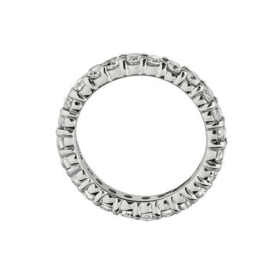 Pre-owned Morris 2.00 Carat Natural Diamond Eternity Ring Band 14k White Gold