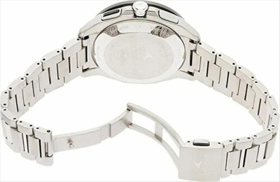 Pre-owned Casio Oceanus Ocw-g1000db-1ajf Gps Hybrid Tough Mtv Solar Watch Titanium Silver