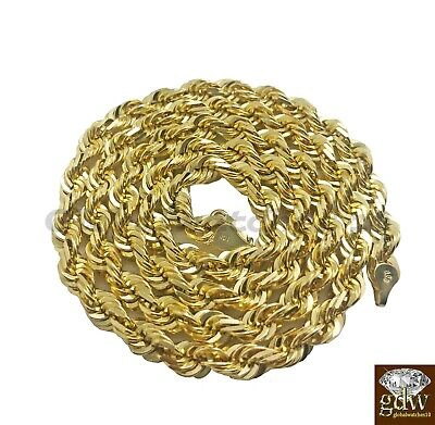 Pre-owned G&d 10k Gold Solid Rope Chain Necklace 26 Inch Lobster Clasp Men Real 10k Gold