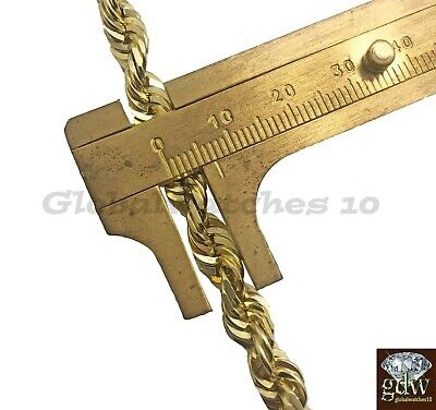 Pre-owned G&d 10k Gold Solid Rope Chain Necklace 26 Inch Lobster Clasp Men Real 10k Gold