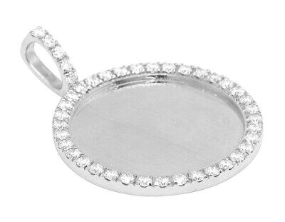 Pre-owned Jewelry Unlimited 10k Gold 20 Pointer Real 7.76ct Diamond Memory Pendant 2.75" In H-i