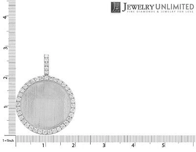 Pre-owned Jewelry Unlimited 10k Gold 20 Pointer Real 7.76ct Diamond Memory Pendant 2.75" In H-i