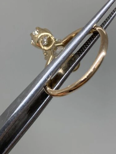 Pre-owned Navid Jewelry Inc 1.35 Carat Round Diamond Natural Cocktail Ring 14k Yellow Gold