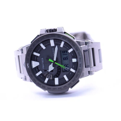 Pre-owned Casio Pro Trek Prx-8000t-7bjf Manaslu Multiband 6 Tuff Solar Japan Domestic