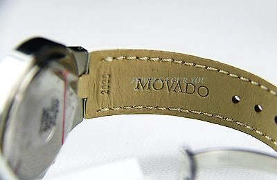 Pre-owned Movado Swiss Diamond Chronograph Quartz Watch 84c51892 Alligator Box $3850 1