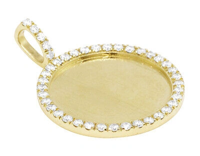 Pre-owned Jewelry Unlimited 10k Gold 20 Pointer Real 7.76ct Diamond Memory Pendant 2.75" In H-i