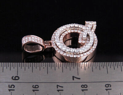 Pre-owned Jewelry Unlimited Custom Letter Q Initial 3d Diamond Pendant Charm 10k Two Tone Gold 1 1/2 Ct 1.5" In G-h