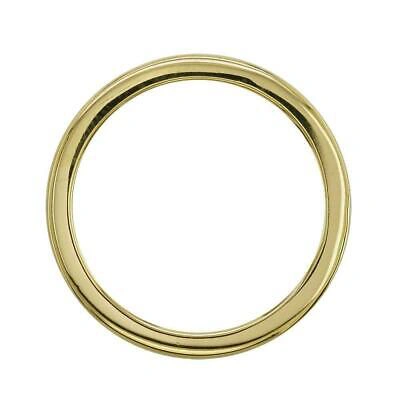 Pre-owned Undisclosed Autism Awareness Jigsaw Puzzle Piece Ring Band In 14k Yellow Gold, Ring Sizes 3.