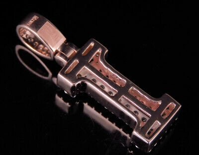 Pre-owned Jewelry Unlimited Custom 3d Letter I Initial Diamond Pendant Charm 10k Two Tone Gold 1.15 Ct 1.5" In G-h