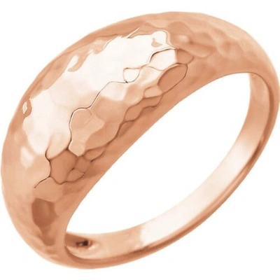 Pre-owned Roxx Fine Jewelry Hammered Bangle Bracelet In 14k White Or Yellow Gold 5mm Slip On Bracelet