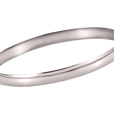Pre-owned Roxx Fine Jewelry Bangle Bracelet 6mm 14k Yellow Gold Polished Hinged 7.5" Slip On 1/4" Wide Stack