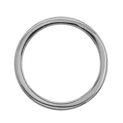 Pre-owned Undisclosed Autism Awareness Jigsaw Puzzle Piece Ring Band In 14k White Gold, Ring Sizes 3.5