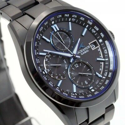 Pre-owned Casio Oceanus Classic Line Solar Radio Ocw-t2600b-1ajf Men\'s Watch Japan Import