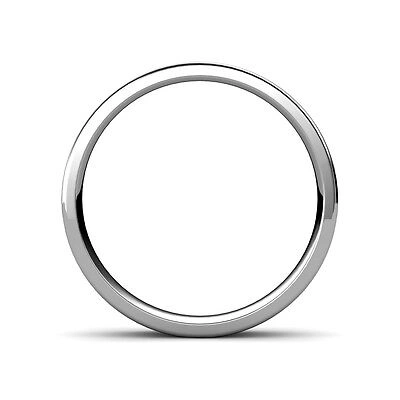 Pre-owned Trijewels High Polish 8.00 Mm Celtic Trinity Knot Unisex Wedding Band 14k White Gold.