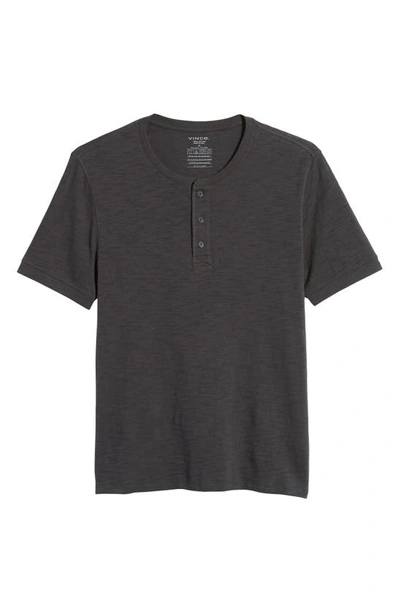 Vince Slub Knit Henley Tee In Sphere