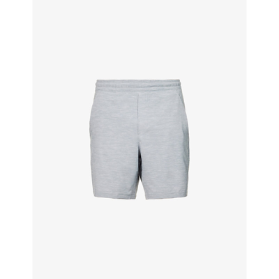 Lululemon Pace Breaker Regular-fit Stretch-recycled Polyester Shorts In Sea Salt Light Cast