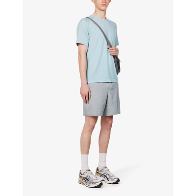 Lululemon Pace Breaker Regular-fit Stretch-recycled Polyester Shorts In Sea Salt Light Cast