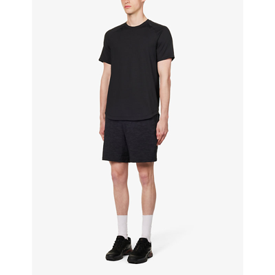 Lululemon Drysense Recycled-stretch Polyester Blend T-shirt In Black