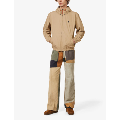 Shop Polo Ralph Lauren Colt Brand-embroidered Regular-fit Cotton Jacket In Luxury Tan