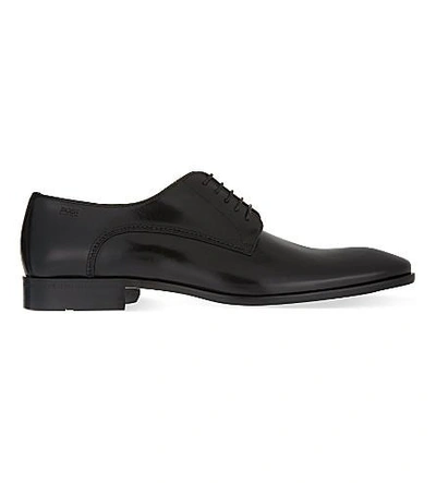 Shop Hugo Boss Nos Carmons Derby Shoes In Black