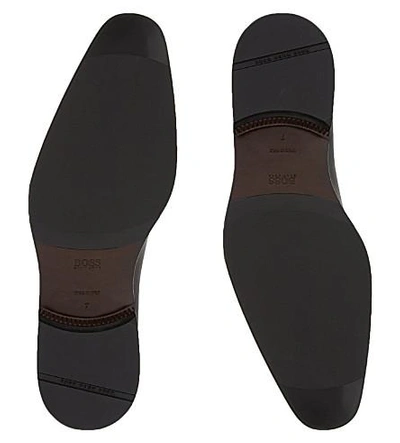 Shop Hugo Boss Nos Carmons Derby Shoes In Black