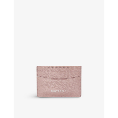 Shop Mintapple Blush Top Grain Leather Card Holder