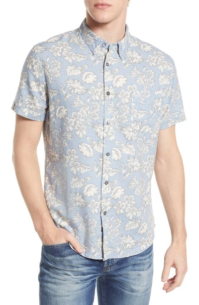 Shop Rails Relaxed Fit Floral Print Short Sleeve Button-up Shirt In Rustic Flower