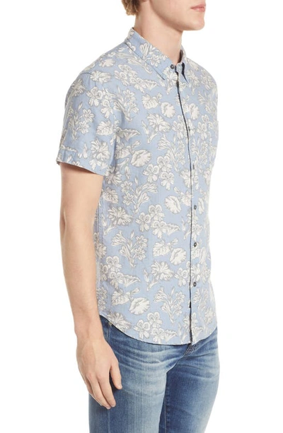 Shop Rails Relaxed Fit Floral Print Short Sleeve Button-up Shirt In Rustic Flower