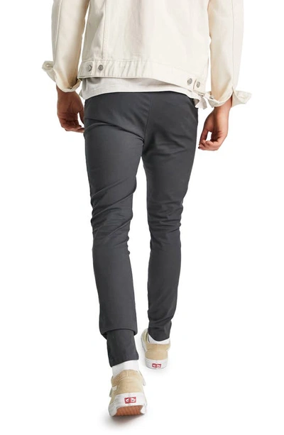 Shop Asos Design Super Skinny Chinos In Charcoal
