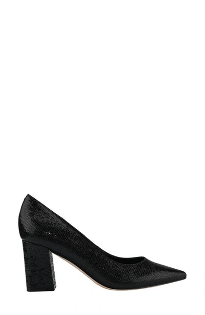 Shop Marc Fisher Ltd Zala Block Heel Pump In Black