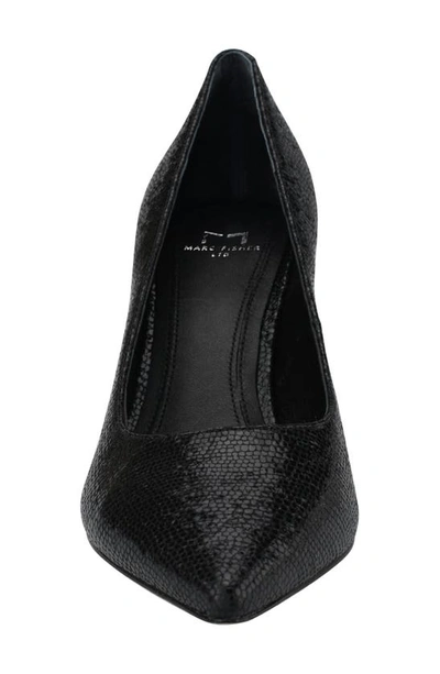 Shop Marc Fisher Ltd Zala Block Heel Pump In Black