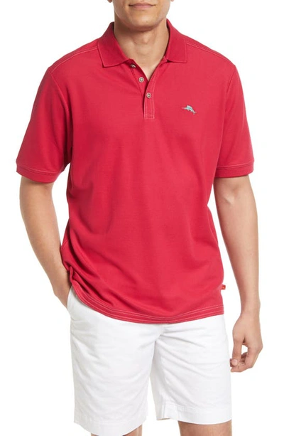 Shop Tommy Bahama Emfielder 2.0 Polo In Java Red