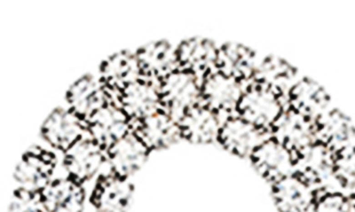 Shop Shashi Vroom Cubic Zirconia Drop Earrings In White Gold