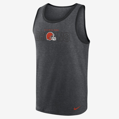 Shop Nike Men's Team (nfl Cleveland Browns) Tank Top In Grey