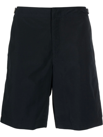 Shop Orlebar Brown Straight-leg Swim Shorts In Black
