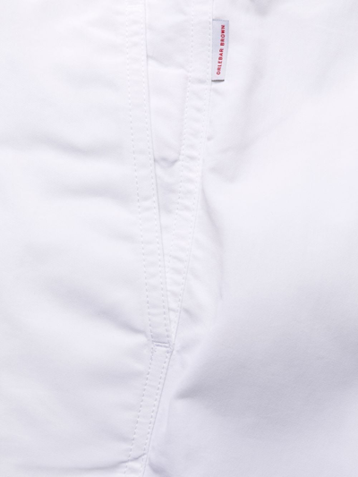 Orlebar Brown Mid-rise Swim Shorts In White
