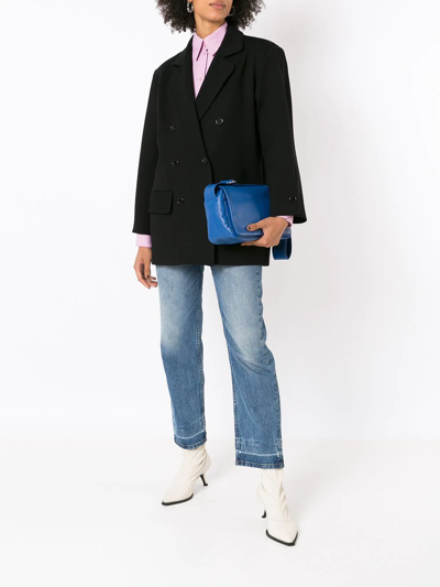 Sarah Chofakian Debby Crossbody Bag In Blue