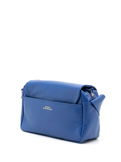 Sarah Chofakian Debby Crossbody Bag In Blue