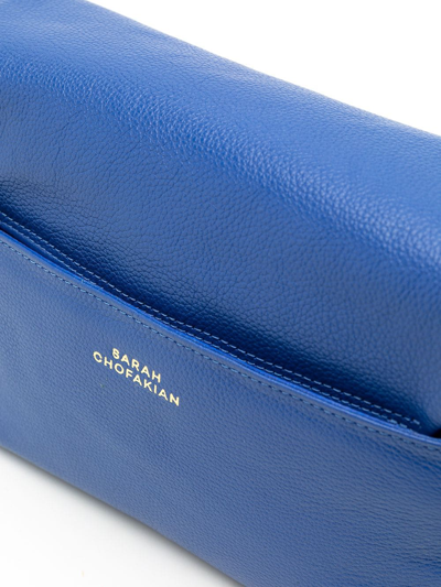 Sarah Chofakian Debby Crossbody Bag In Blue