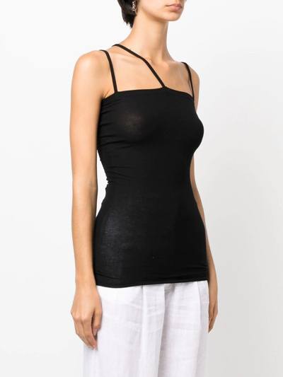 Baserange Nida Multi-strap Tank-top In Schwarz