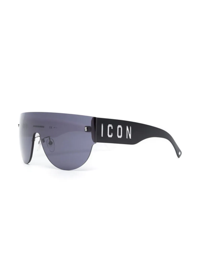 Dsquared2 Icon Pilot-frame Sunglasses In Black