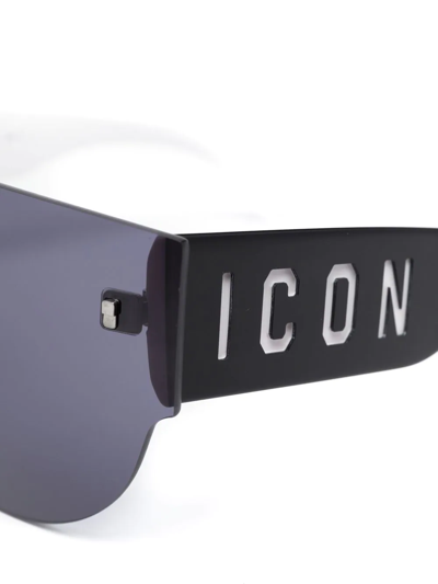 Dsquared2 Icon Pilot-frame Sunglasses In Black