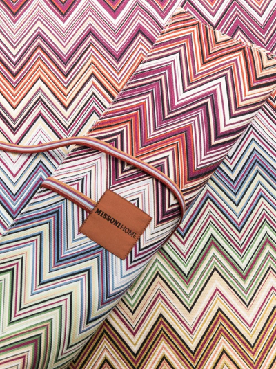 Missoni Multicoloured Andorra Placemat Set In Red