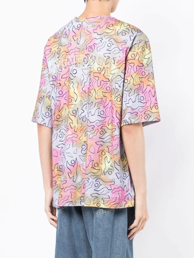 Isabel Marant Tie-dye Cotton T-shirt In Mehrfarbig