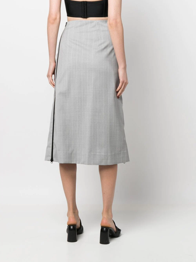 Shop A Better Mistake High-waisted Skirt In Grey