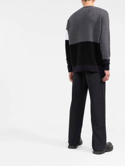 Off-white Fw20 Logo Printing Sweater Men Grey In Grau
