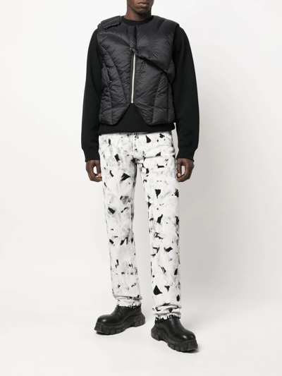 Heliot Emil Logo-print Padded Gilet In Black